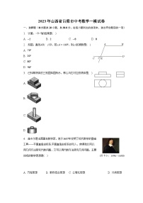 2023年山西省吕梁市中考数学一模试卷（含解析）