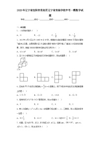 2023年辽宁省沈阳市皇姑区辽宁省实验学校中考一模数学试题（含解析）