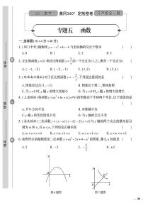 （2023秋）（初中）九年级全一册-青岛版数学-专题五 函数