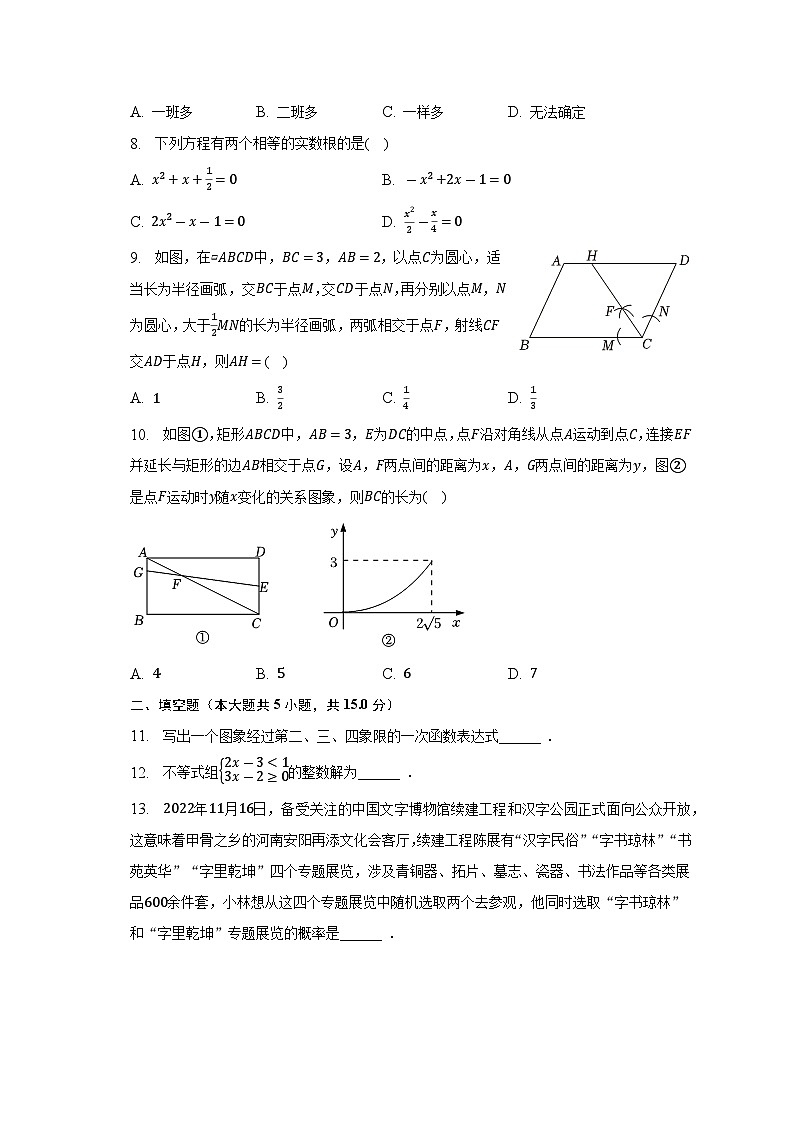 2023年河南省新乡市僧固实验中学、僧固二中、三中中考数学二模试卷(含答案)02
