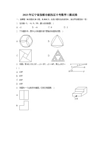 2023年辽宁省抚顺市新抚区中考数学三模试卷（含解析）