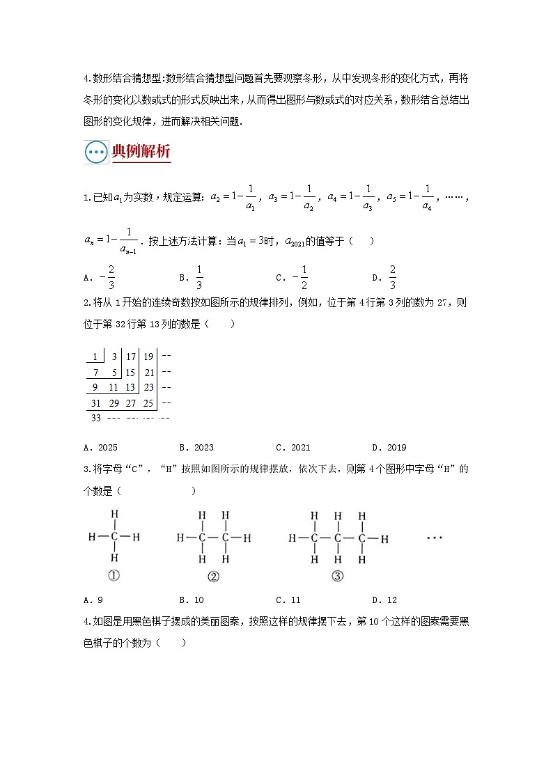 中考数学二轮复习重难点复习题型02 规律探索（复习讲义）（原卷版）第2页