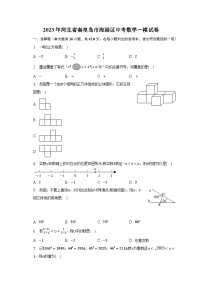 2023年河北省秦皇岛市海港区中考数学一模试卷(含解析）