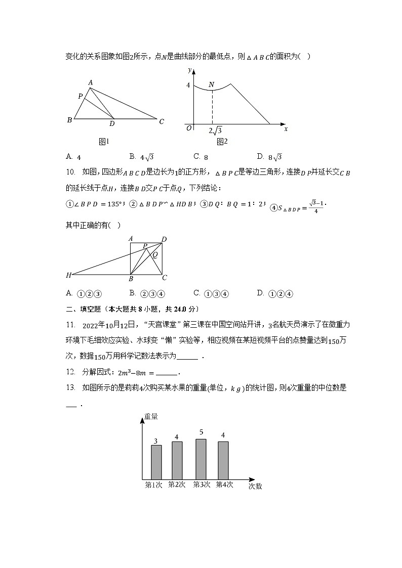 2023年山东省东营市河口区中考数学一模试卷（含解析）第3页