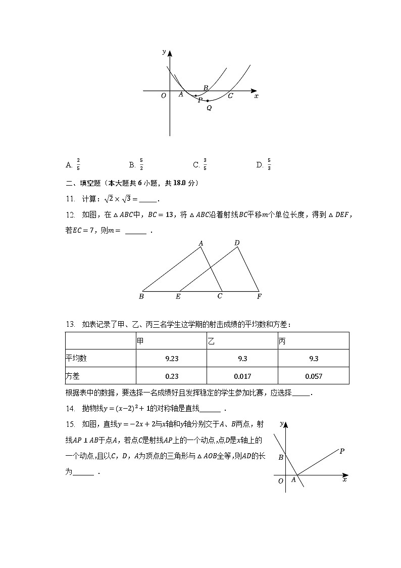 2023年广东省广州市增城区中考数学二模试卷（含解析）第3页