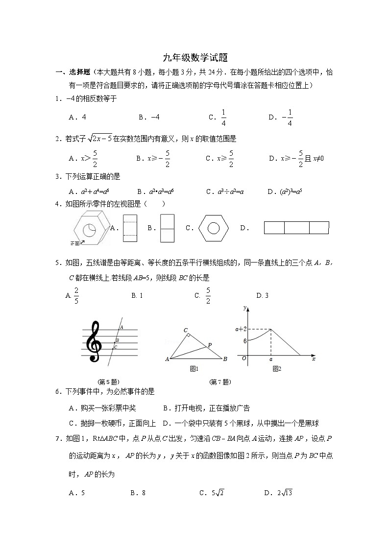 2023数学二模第1页
