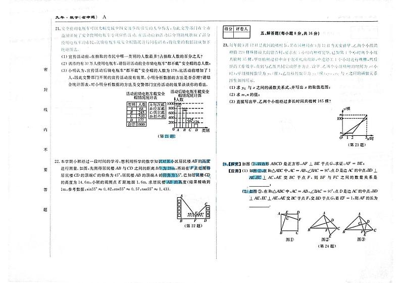 2023年吉林省四平市伊通满族自治县四平市伊通县中考第四次模拟试卷模拟预测数学试题第3页