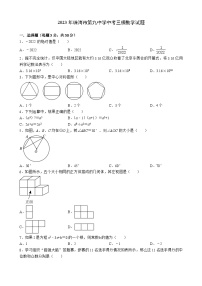 2023年广东省珠海市第九中学中考三模数学试题（含答案）