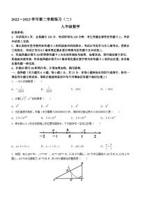 2023年江苏省南京市建邺区中考二模数学试题（含答案）