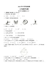 2023年山东省临沂市莒南县中考二模数学试题（含答案）