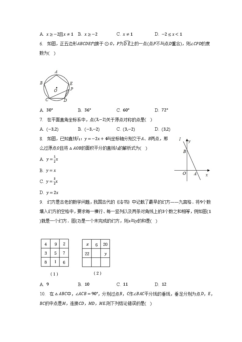 2023年浙江省杭州市萧山区河庄初级中学中考数学一模试卷（含解析）第2页
