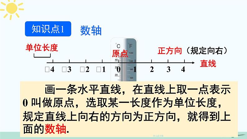 北师大版数学七年级上册 2.2数轴 课件+同步教案05