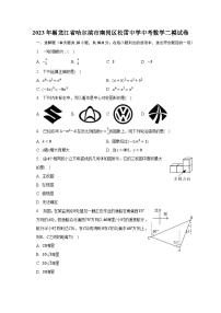 2023年黑龙江省哈尔滨市南岗区松雷中学中考数学二模试卷（含解析）