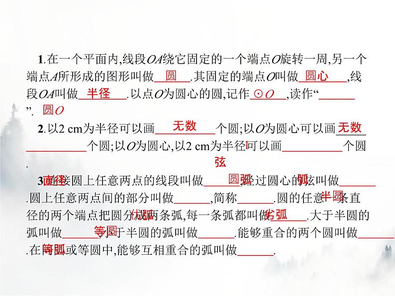 人教版初中数学九年级上册第24章圆24-1-1圆课件02