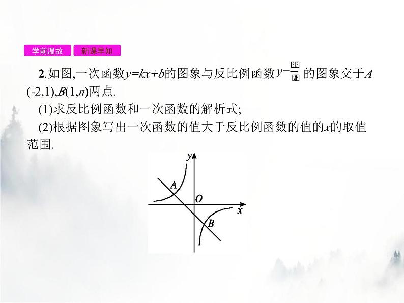 人教版初中数学九年级下册26-1-2反比例函数的图象和性质第2课时课件第5页