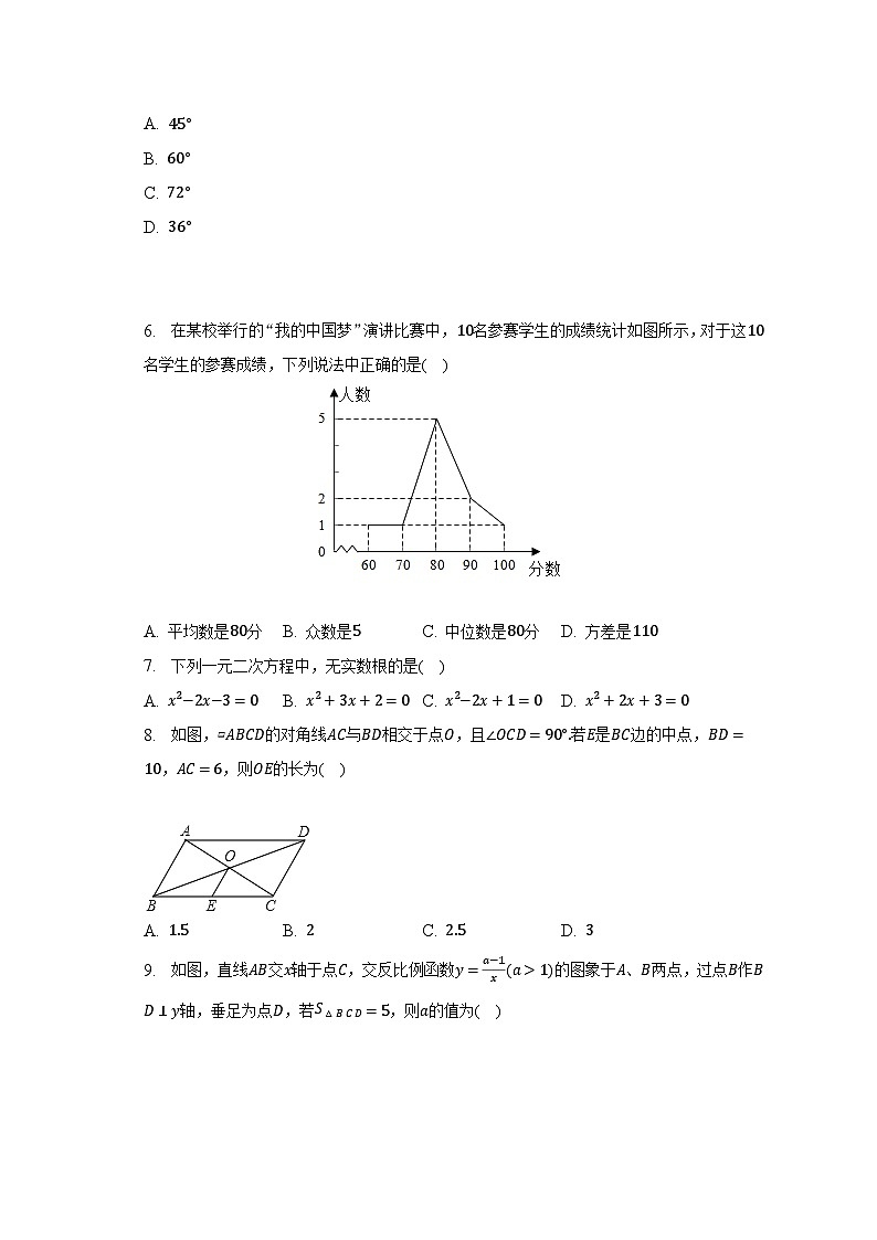 2023年河南省南阳市唐河县中考数学模拟试卷（一）（含解析）第2页