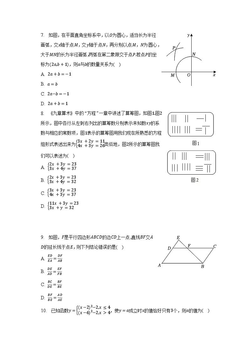 2023年湖北省襄阳市老河口市重点中学中考数学一模试卷-普通用卷02