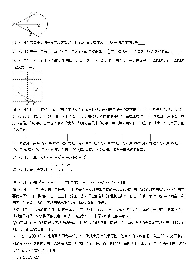 2022北京海淀初三一模数学（教师版） 试卷03