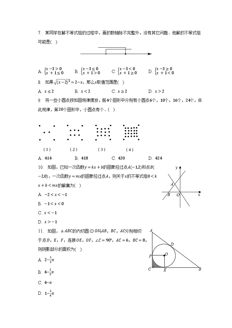 2023年湖南省娄底市中考数学二模试卷（含解析）第2页