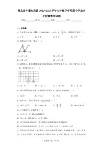 湖北省十堰市房县2022-2023学年七年级下学期期中学业水平检测数学试题