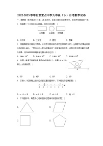 2022-2023学年北京重点中学九年级（下）月考数学试卷-普通用卷