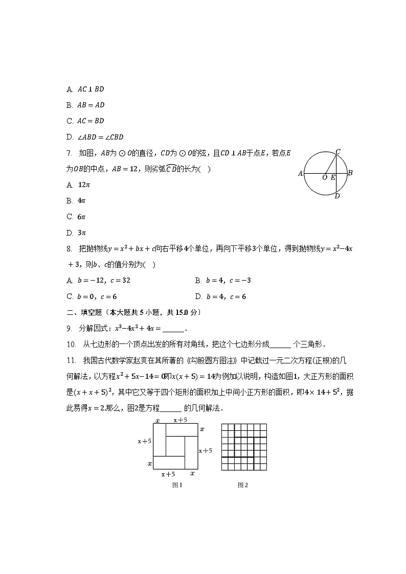 2023年陕西省榆林市神木市中考数学一模试卷（含解析）第2页