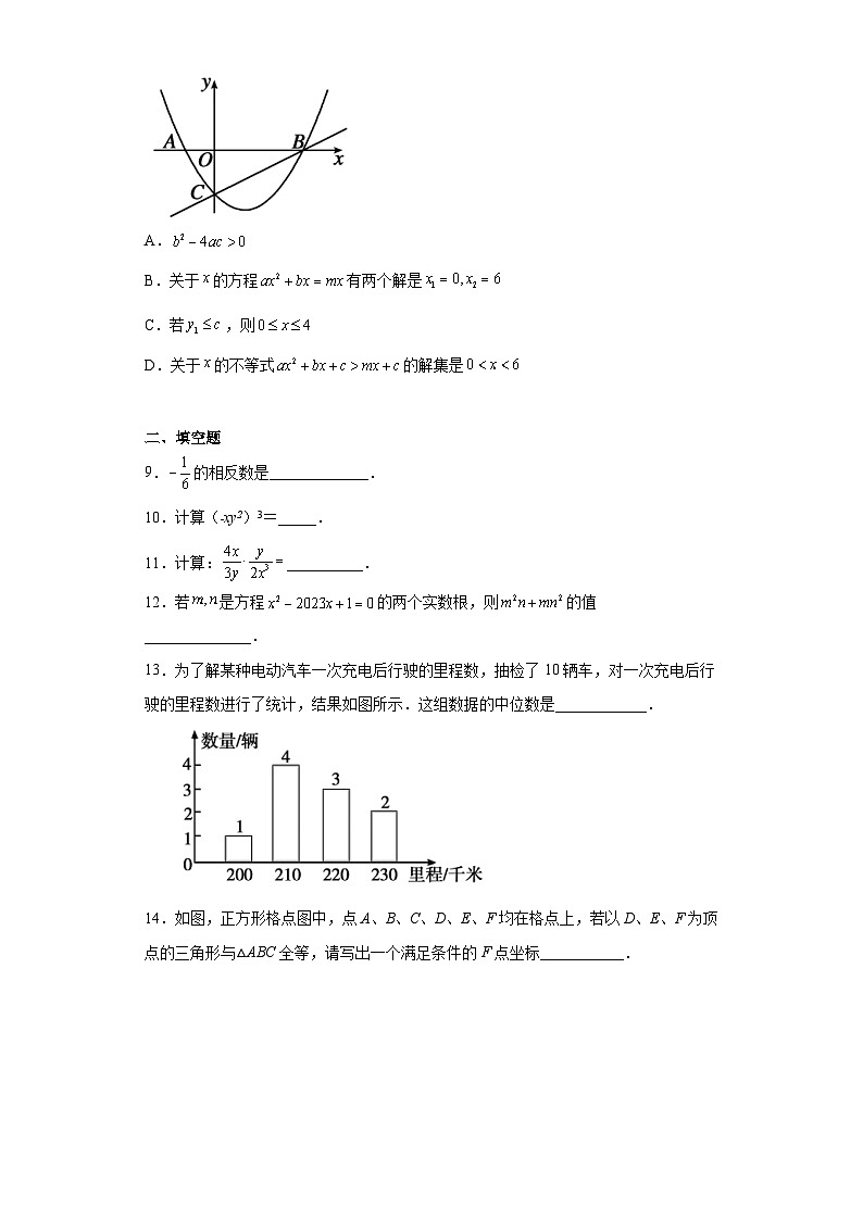 2023年青海省西宁市中考二模数学试题（含解析）03