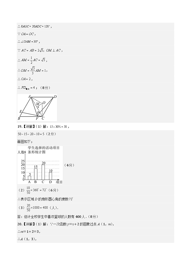 数学（湖北黄冈、孝感、咸宁卷）-学易金卷：中考第二次模拟考试卷03