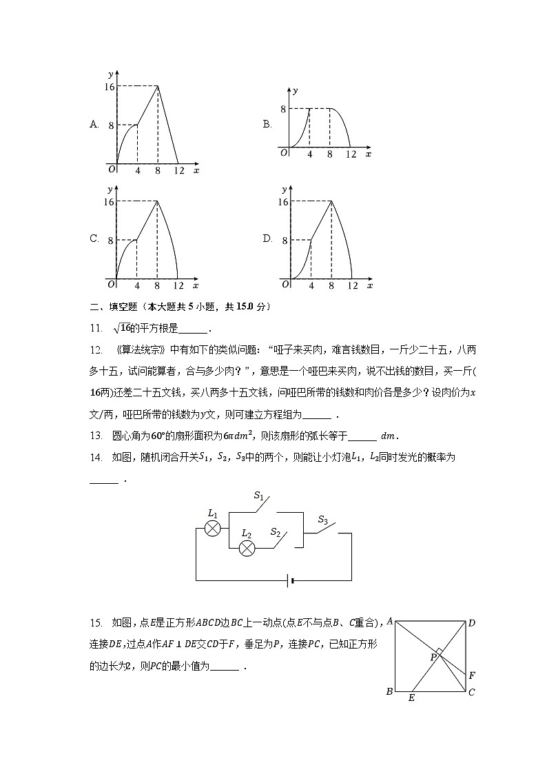 2023年河南省南阳市西峡县中考数学一模试卷-普通用卷03