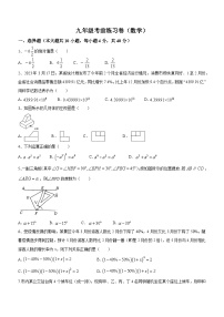 2023年安徽省合肥市第四十五中学中考模拟数学试题(含答案)