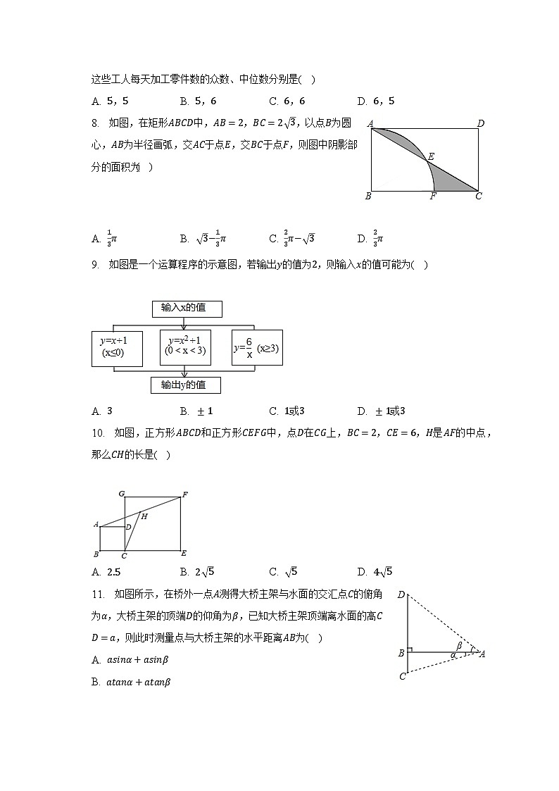 2023年山东省日照实验中学中考数学二模试卷（含解析）02