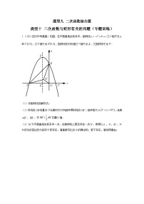 题型九 二次函数综合题 类型十 二次函数与矩形有关的问题（专题训练）-中考数学二轮复习讲练测（全国通用）