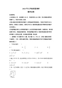 精品解析：2023年江苏省连云港市海州区中考一模数学试题（原卷版）