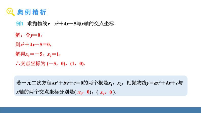 人教版九年级数学上册课件 22.2.2   二次函数y=ax²+bx+c的图象与x轴交点情况的探究07