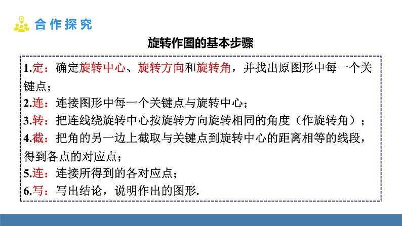 人教版九年级数学上册课件 23.1.2 旋转作图第7页