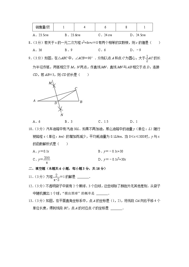 2022年辽宁省大连市中考数学试卷（解析版）02