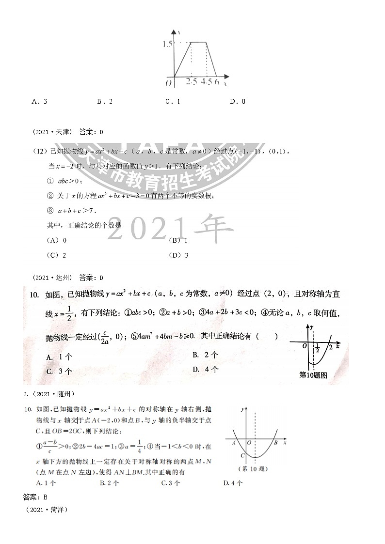 知识点04  多结论判断题第3页
