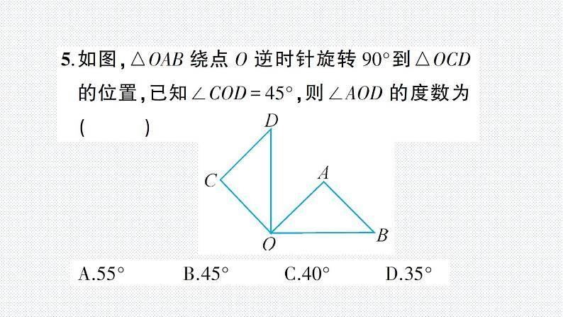 第10章 轴对称、平移与旋转 综合训练 华师版数学七年级下册上课课件第7页