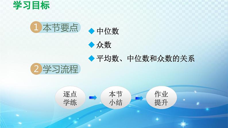 20.2 数据的集中趋势 华师大版八年级数学下册导学课件02