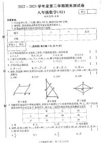 河南省濮阳市+清丰县仙庄镇初级中学2022-2023学年八年级下学期6月期末数学试题