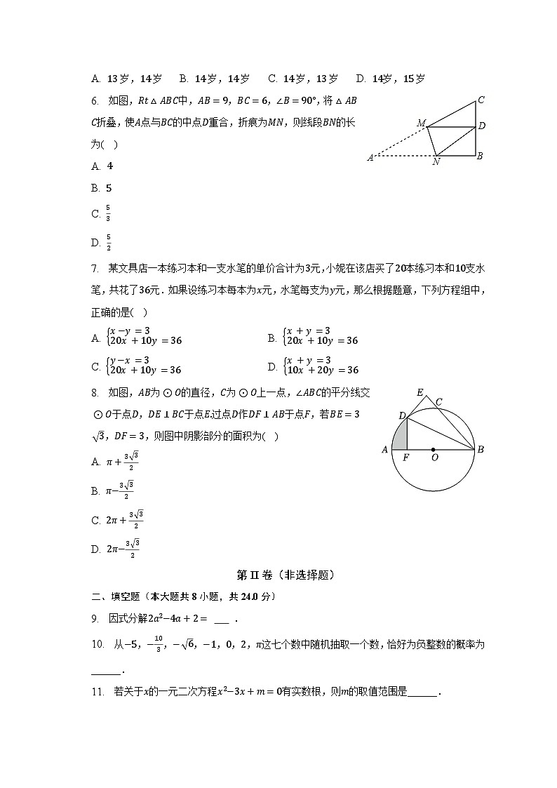 2023年宁夏固原市原州区五原中学中考数学二模试卷（含解析）第2页
