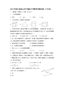 2023年四川省凉山州宁南县中考数学诊断试卷（5月份）（含解析）