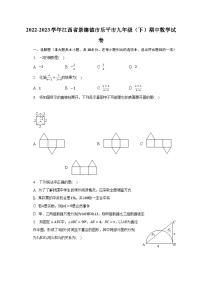 2022-2023学年江西省景德镇市乐平市九年级（下）期中数学试卷（含解析）