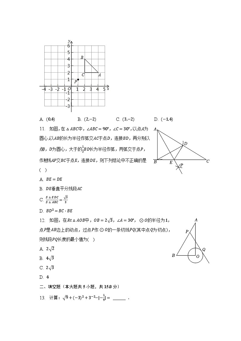 2023年山东省聊城市莘县中考数学一模试卷第3页