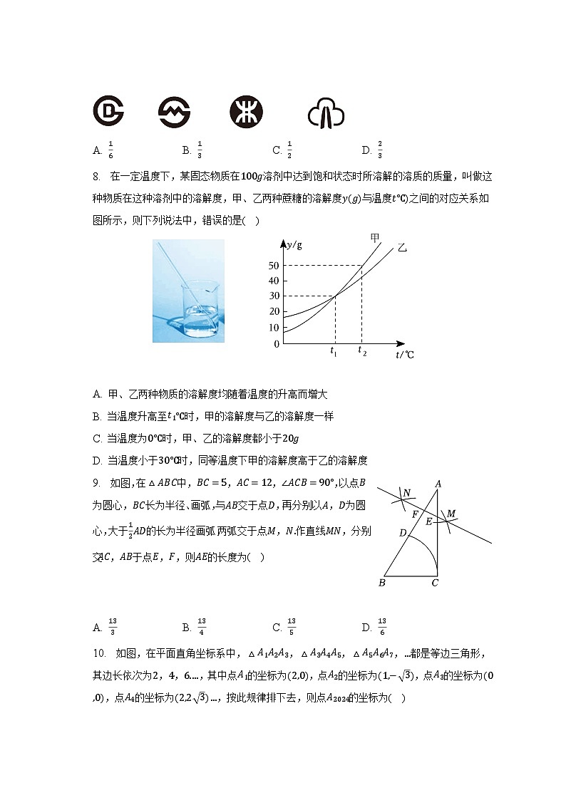 2023年河南省漯河市召陵区中考数学二模试卷（含解析）02
