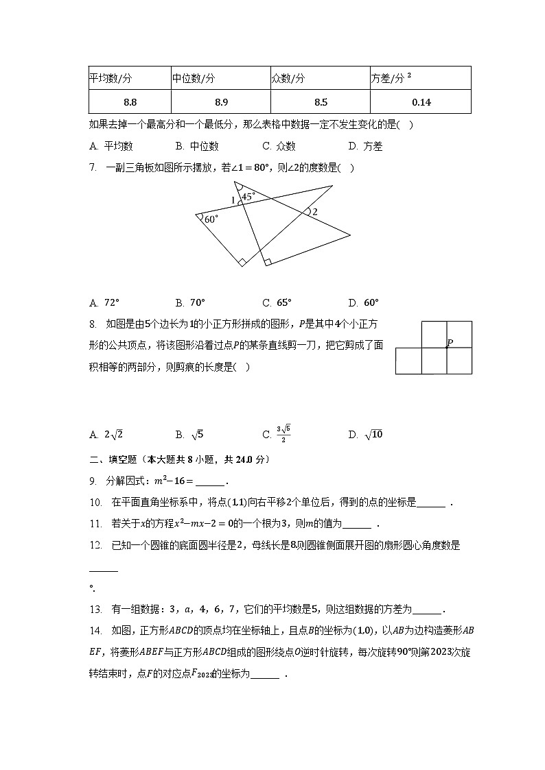2023年江苏省苏州市工业园区中考数学二模试卷（含解析）第2页