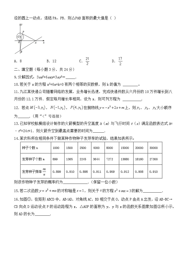 2023年辽宁省鞍山市台安县黄沙学校九年级中考数学押题试卷三第2页