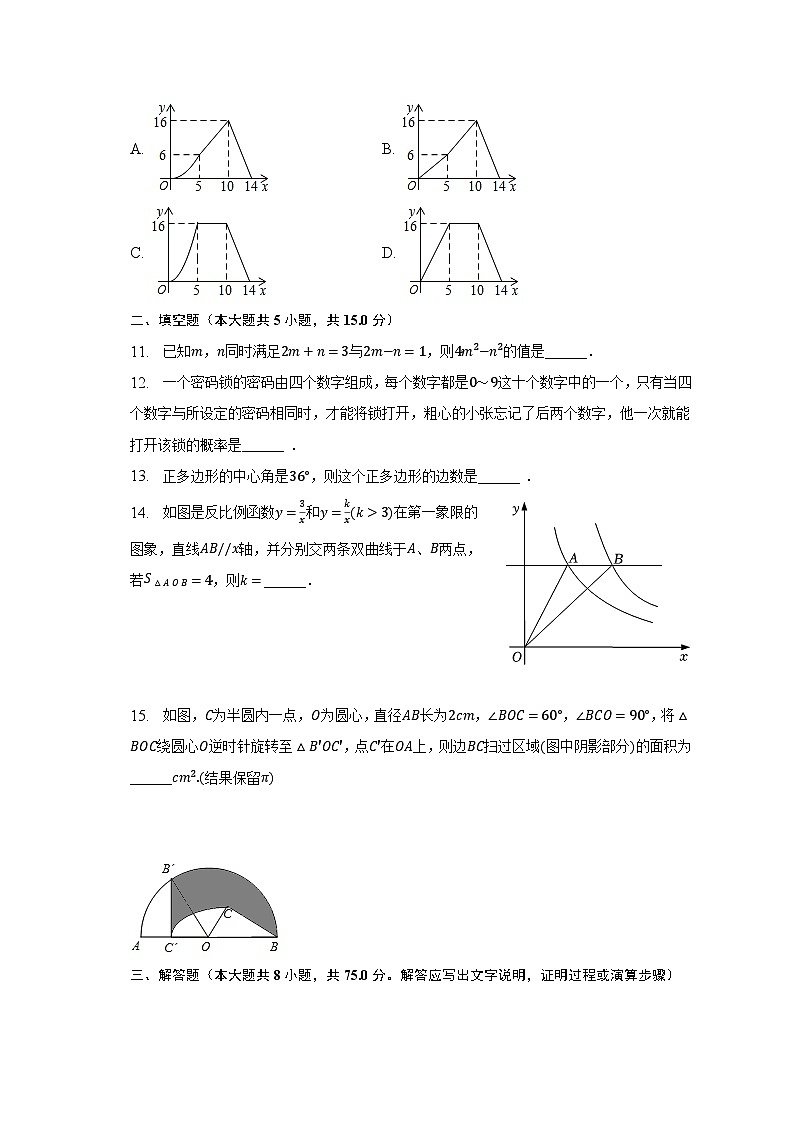2023年广东省揭阳市中考数学一模试卷（含解析）03