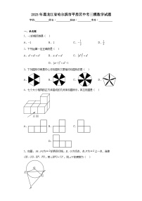 2023年黑龙江省哈尔滨市平房区中考三模数学试题（含解析）