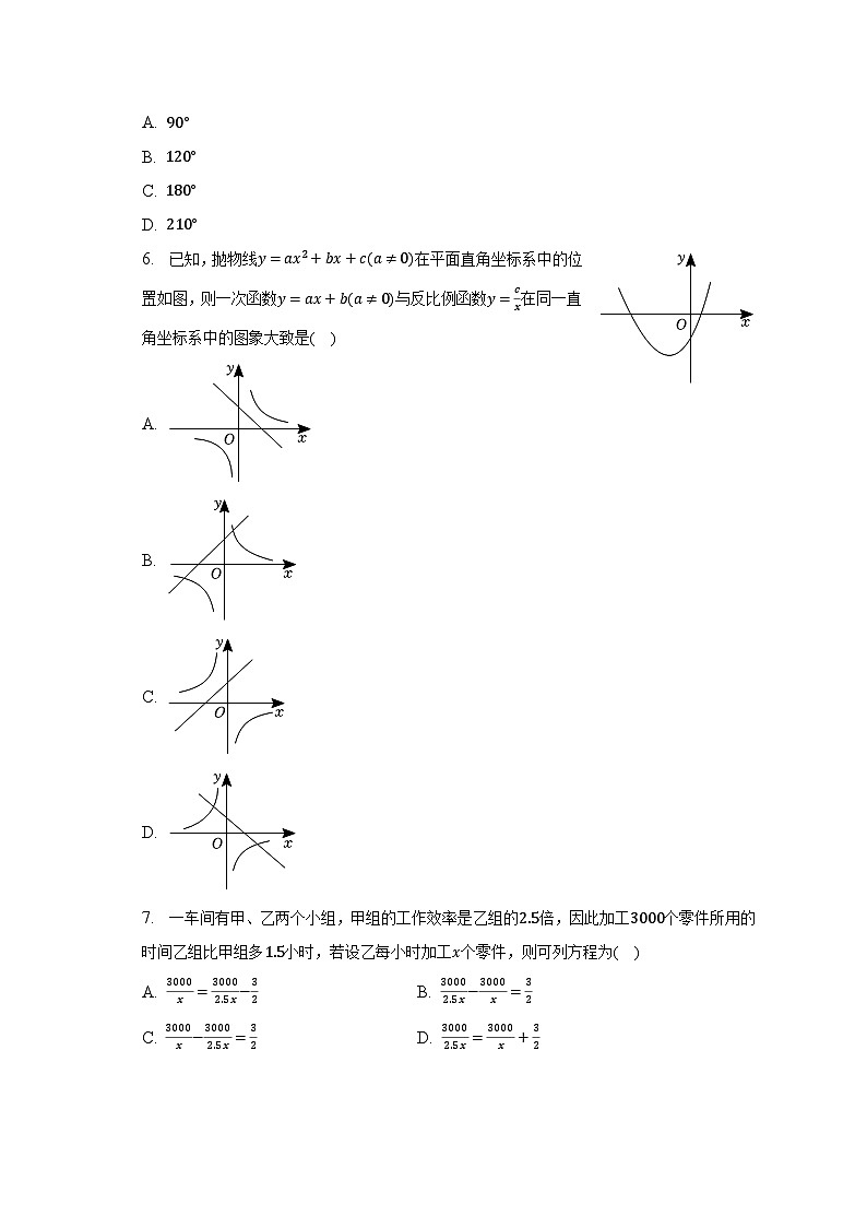 2023年山东省东营市广饶实验中学中考数学模拟试卷（5月份）（含解析）第2页